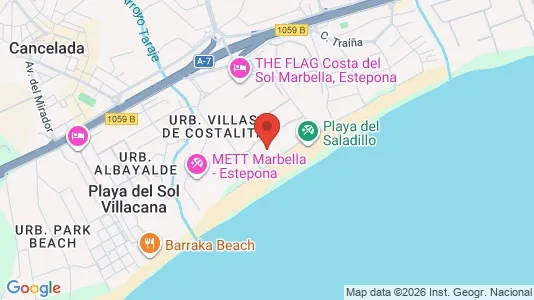 Apartments for rent i Estepona - kort over placeringen