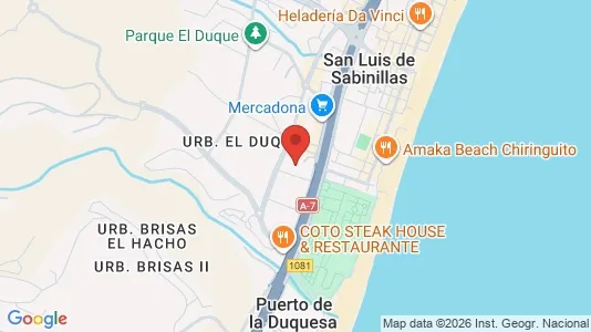Apartments for rent i Casares - kort over placeringen