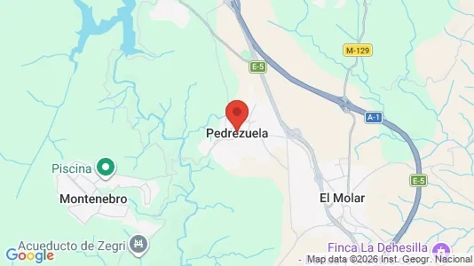 Houses for rent i Pedrezuela - kort over placeringen