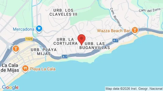 Apartments for rent i Fuengirola - kort over placeringen
