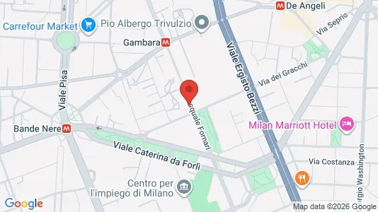 Rooms for rent i Milano Zona 6 - Barona, Lorenteggio - kort over placeringen