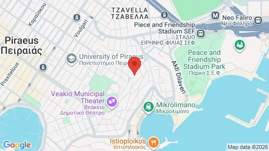 Apartments for rent i Piraeus - kort over placeringen