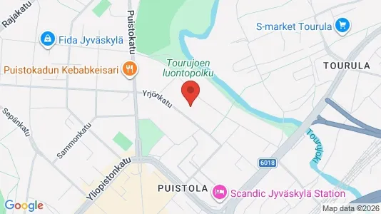 Rooms for rent i Jyväskylä - kort over placeringen