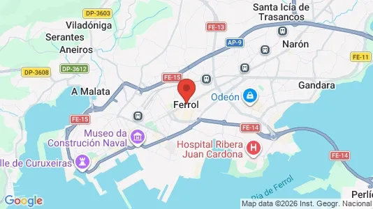 Rooms for rent in Ferrol - Photo from Google Street View