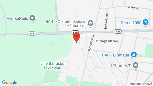 Apartments for rent i Frederikshavn - kort over placeringen