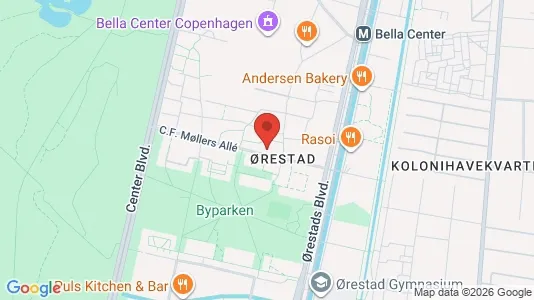 Apartments for rent i Copenhagen S - kort over placeringen