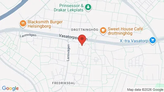 Apartments for rent i Helsingborg - kort over placeringen