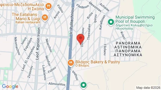 Apartments for rent i Glyfada - kort over placeringen
