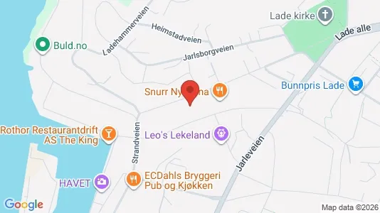 Apartments for rent i Trondheim Østbyen - kort over placeringen