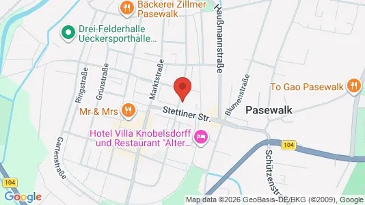 Apartments for rent i Vorpommern-Greifswald - kort over placeringen