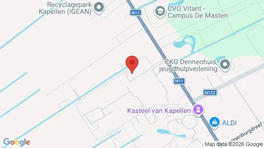 Apartments for rent i Kapellen - kort over placeringen