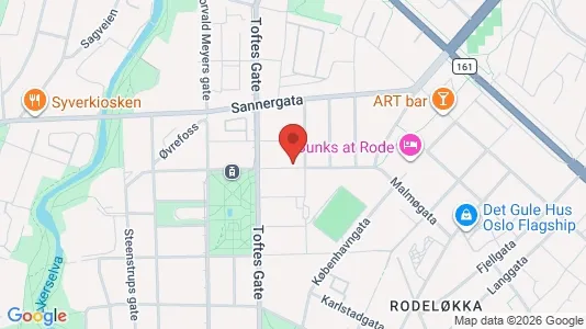 Apartments for rent i Oslo Grünerløkka - kort over placeringen