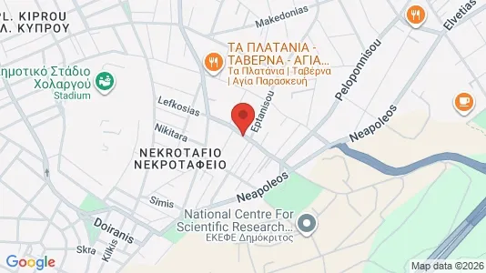 Apartments for rent i Agia Paraskevi - kort over placeringen