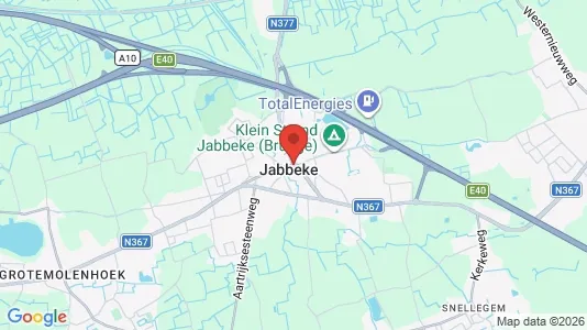 Houses for rent i Jabbeke - kort over placeringen