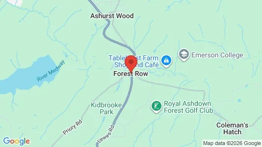 Houses for rent i Forest Row - East Sussex - kort over placeringen