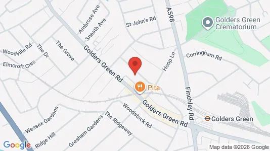 Apartments for rent i London NW11 - kort over placeringen