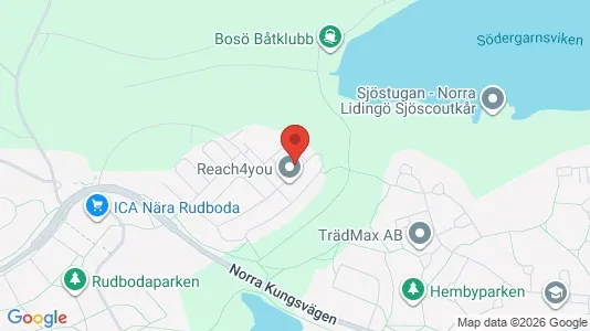 Apartments for rent i Lidingö - kort over placeringen