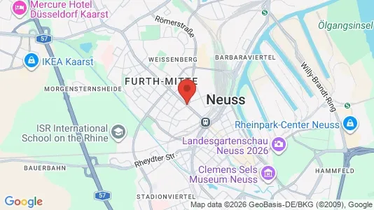 Apartments for rent i Rhein-Kreis Neuss - kort over placeringen
