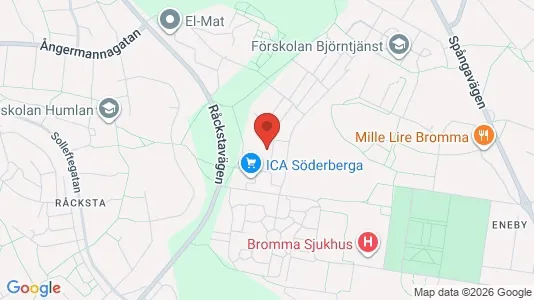 Apartments for rent i Stockholm West - kort over placeringen