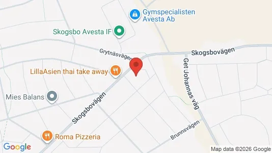 Apartments for rent i Avesta - kort over placeringen