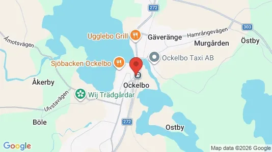 Apartments for rent i Ockelbo - kort over placeringen