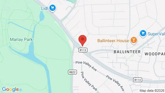 Apartments for rent i Dublin 16 - kort over placeringen