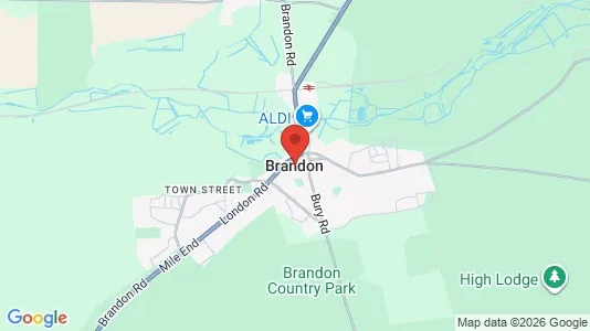 Houses for rent in Brandon - Suffolk - Photo from Google Street View