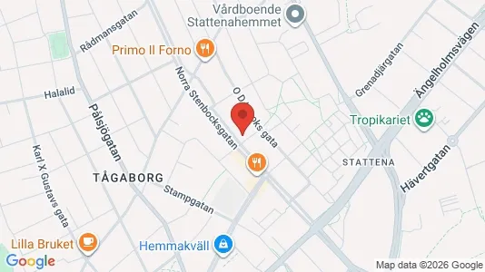Apartments for rent i Helsingborg - kort over placeringen