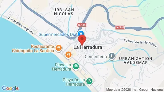 Apartments for rent i Almuñécar - kort over placeringen