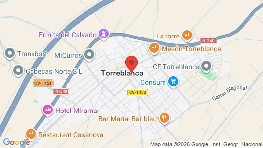 Apartments for rent i Torreblanca - kort over placeringen