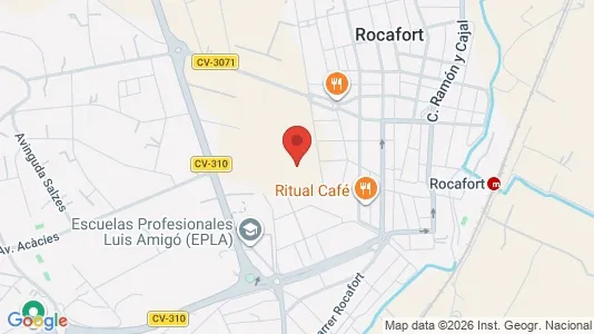 Apartments for rent in Rocafort - Photo from Google Street View