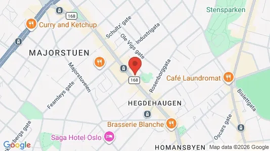 Apartments for rent i Oslo Frogner - kort over placeringen