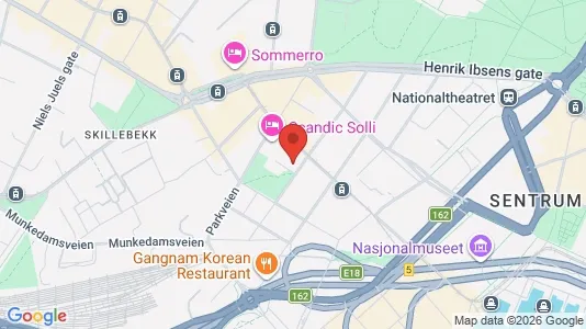 Apartments for rent i Oslo Frogner - kort over placeringen