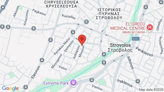 Apartments for rent i Nicosia Strovolos - kort over placeringen