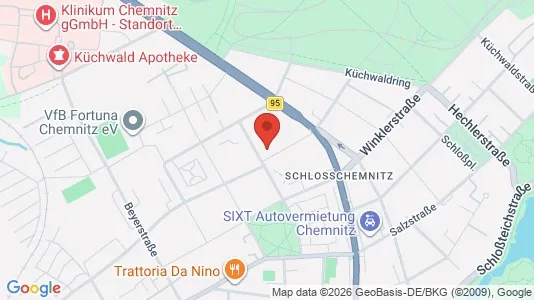 Apartments for rent in Chemnitz - Photo from Google Street View