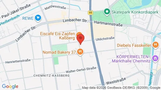 Apartments for rent in Chemnitz - Photo from Google Street View