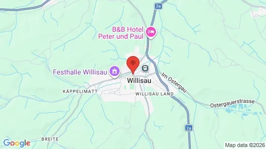 Apartments for rent i Willisau - kort over placeringen