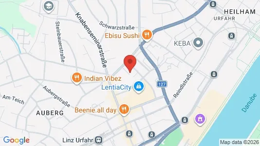 Apartments for rent i Linz - kort over placeringen