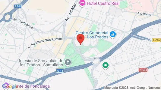 Apartments for rent i Ourense - kort over placeringen