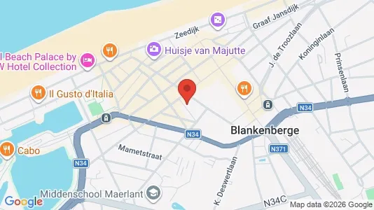 Apartments for rent in Blankenberge - Photo from Google Street View