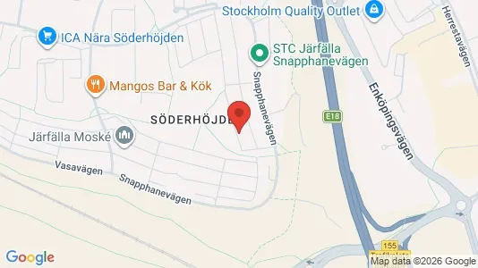 Apartments for rent i Järfälla - kort over placeringen