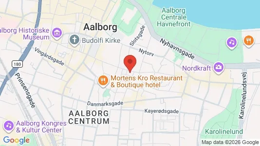 Apartments for rent i Aalborg Center - kort over placeringen