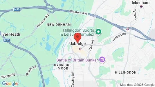 Houses for rent i Uxbridge - Middlesex - kort over placeringen