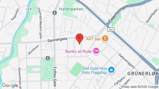 Apartments for rent i Oslo Grünerløkka - kort over placeringen