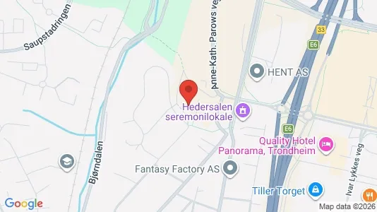 Apartments for rent i Trondheim Lerkendal - kort over placeringen