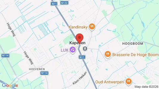 Apartments for rent i Kapellen - kort over placeringen