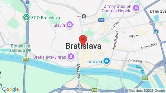 Apartments for rent in Bratislava Staré Mesto - Photo from Google Street View