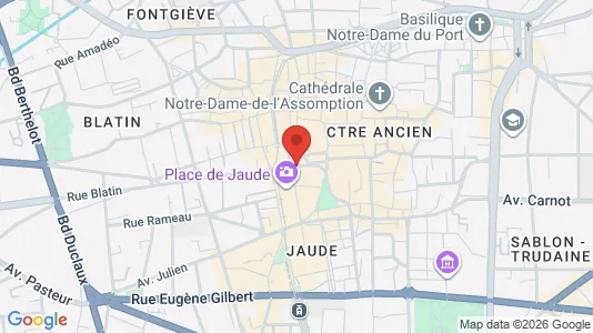 Apartments for rent i Clermont - kort over placeringen