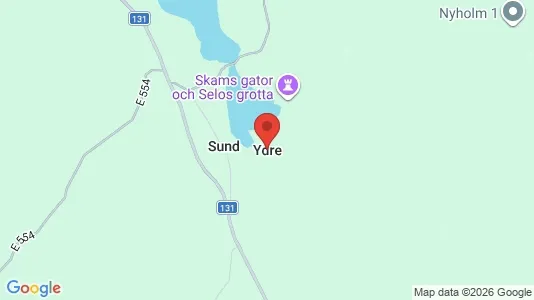 Houses for rent i Ydre - kort over placeringen