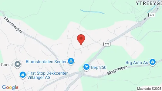 Apartments for rent i Bergen Ytrebygda - kort over placeringen